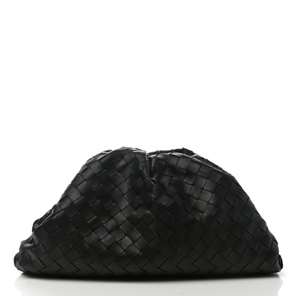 Bottega Veneta Nappa Maxi Intrecciato The Pouch Oversized Clutch Black 1 of 7