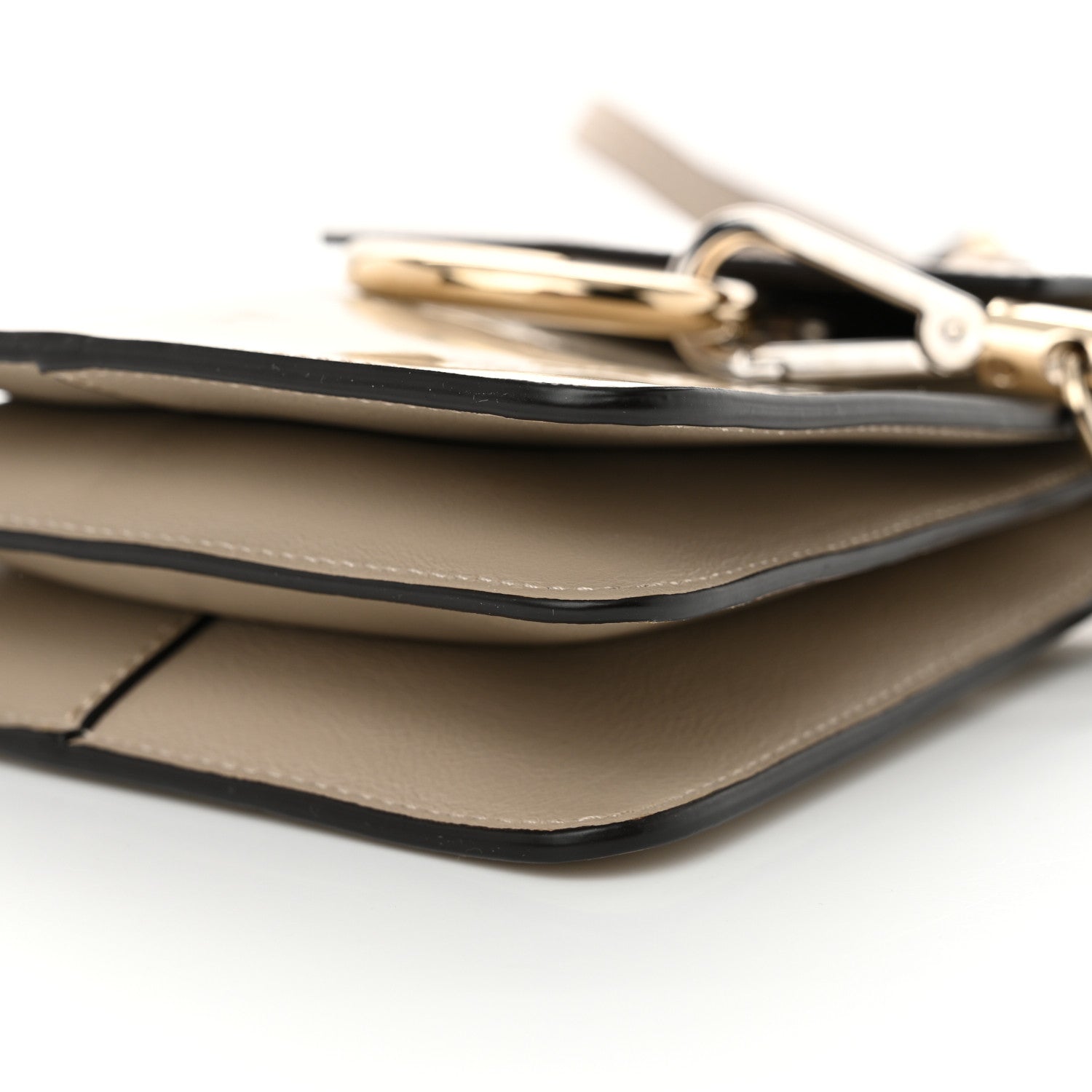 Chloe Patent Calfskin Little Horses Debossed Mini Faye Bag Motty Grey 10 of 10