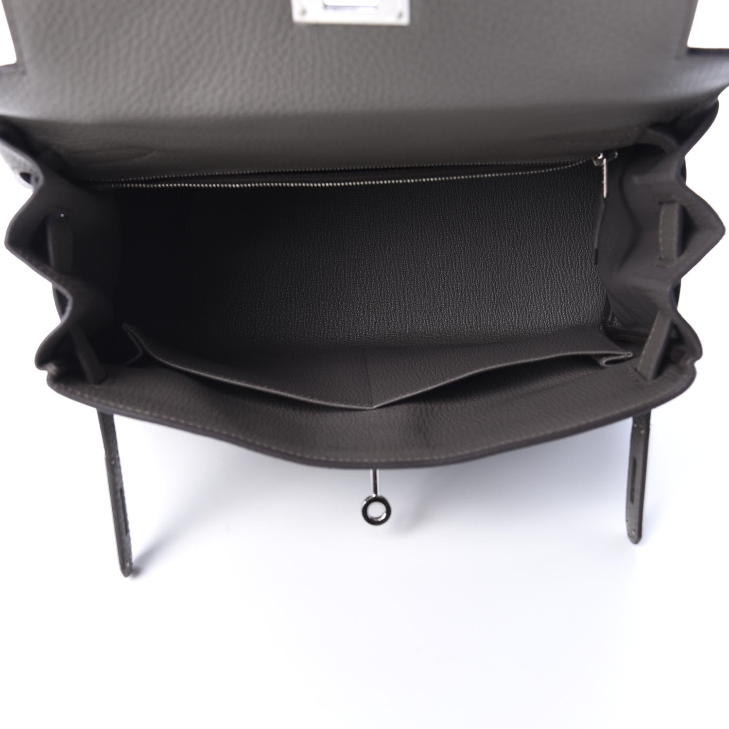 Hermes Taurillon Clemence Kelly Retourne 25 Etain 6 of 12