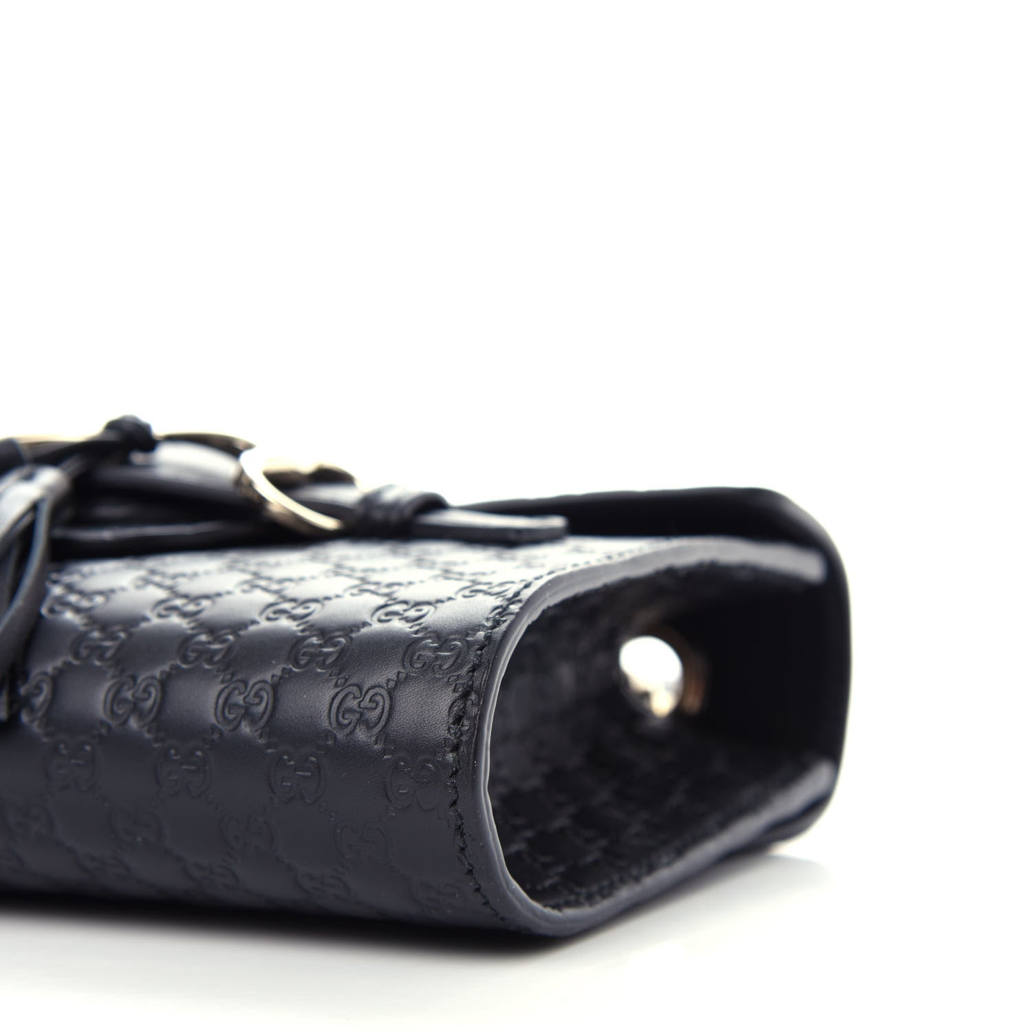 Gucci Microguccissima Mini Emily Shoulder Bag Black 9 of 10