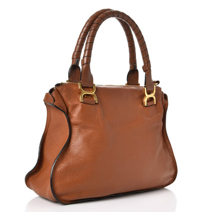 Chloe Calfskin Medium Marcie Satchel Tan 3 of 10