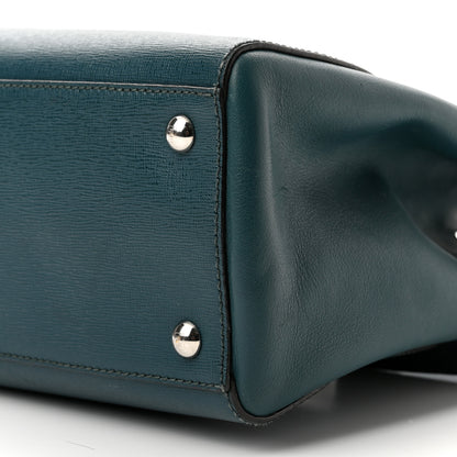 Fendi Vitello Elite Petite 2Jours Tote Oceano 10 of 11