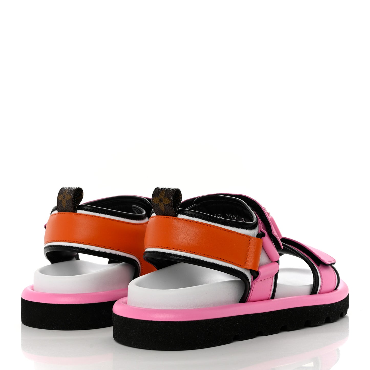 Calfskin Pool Pillow Flat Comfort Sandals 37 Rose Pop Pink
