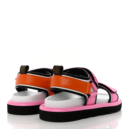 Louis Vuitton Calfskin Pool Pillow Flat Comfort Sandals 37 Rose Pop Pink 4 of 8