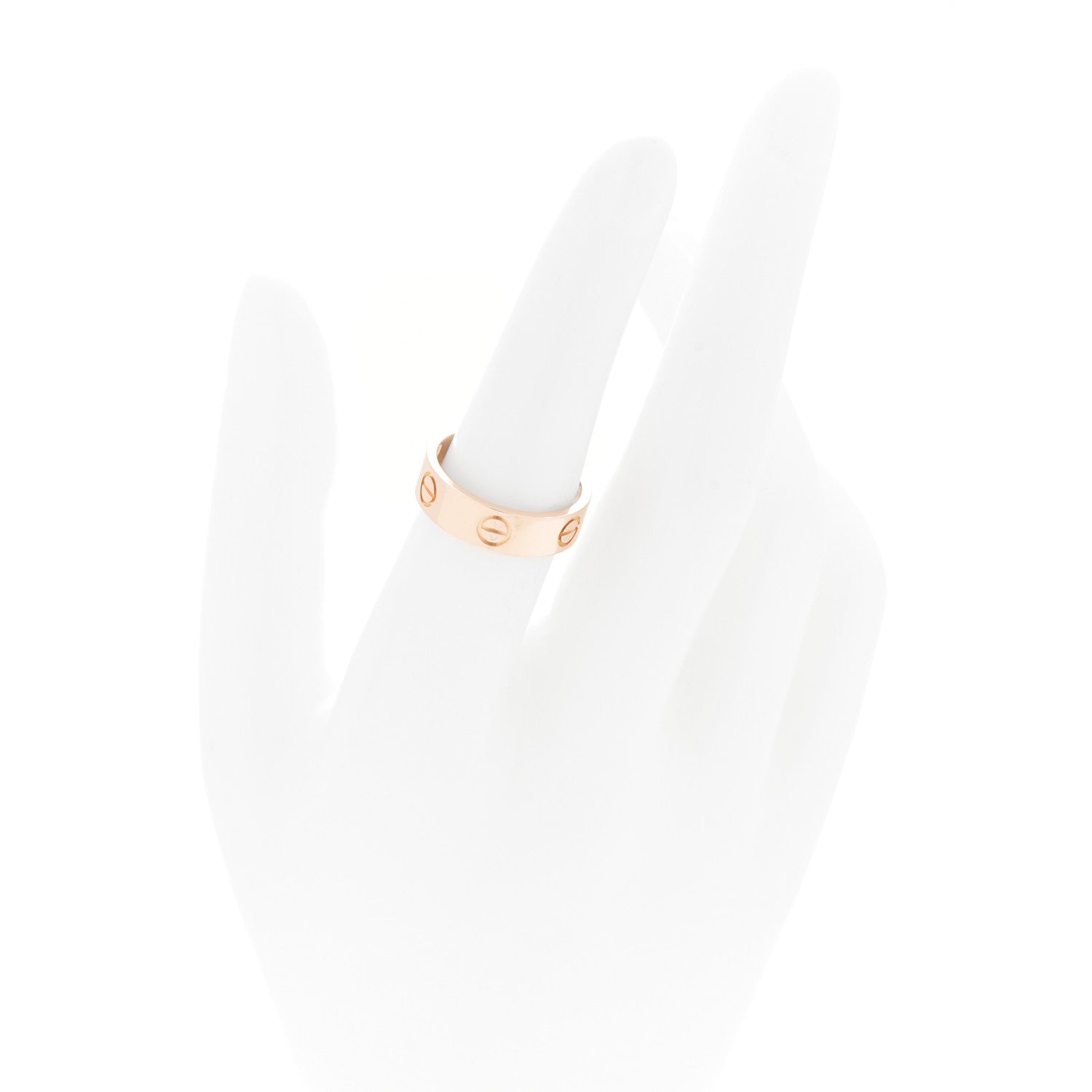 Cartier 18K Pink Gold 5.5mm LOVE Ring 53 6.5 2 of 4