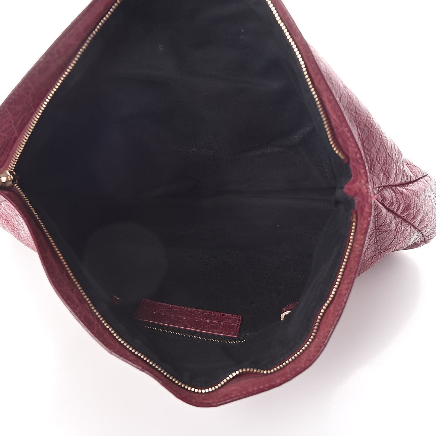Agneau Giant 12 Rose Gold Hardware Premier Clutch Cassis