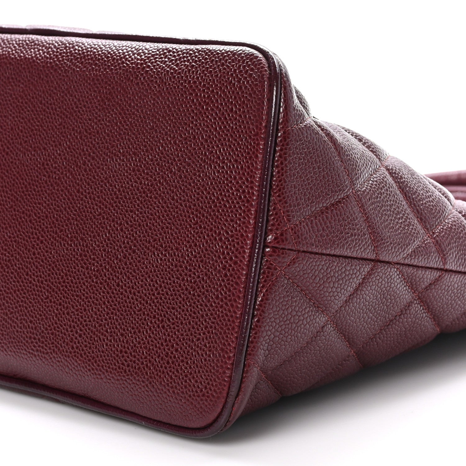 Chanel Caviar Quilted Medallion Tote Bordeaux 10 of 11