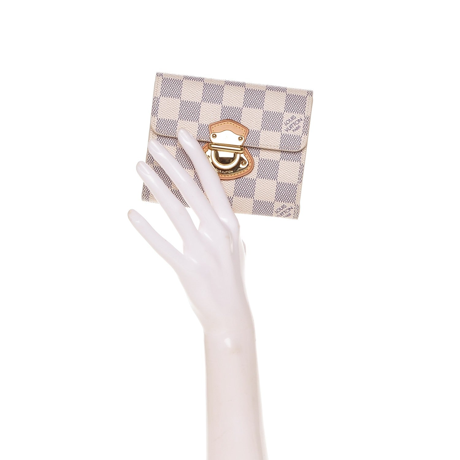 Louis Vuitton Damier Azur Joey Wallet 2 of 7