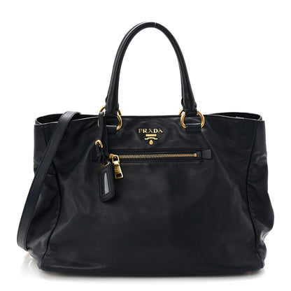 Prada Soft Calfskin Tote Baltico 1 of 10