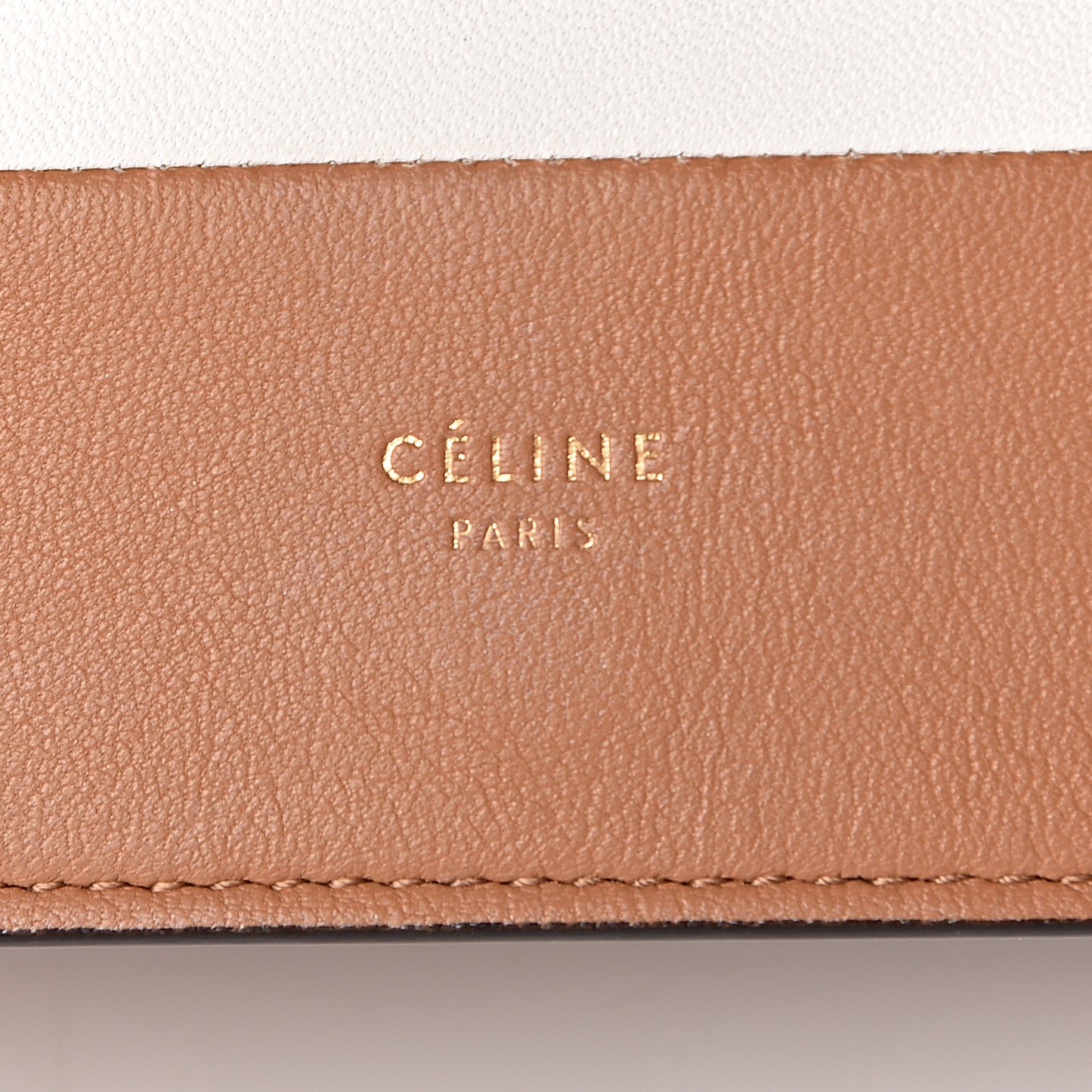 Smooth Lambskin Frame Evening Chain Clutch Tan Optic White