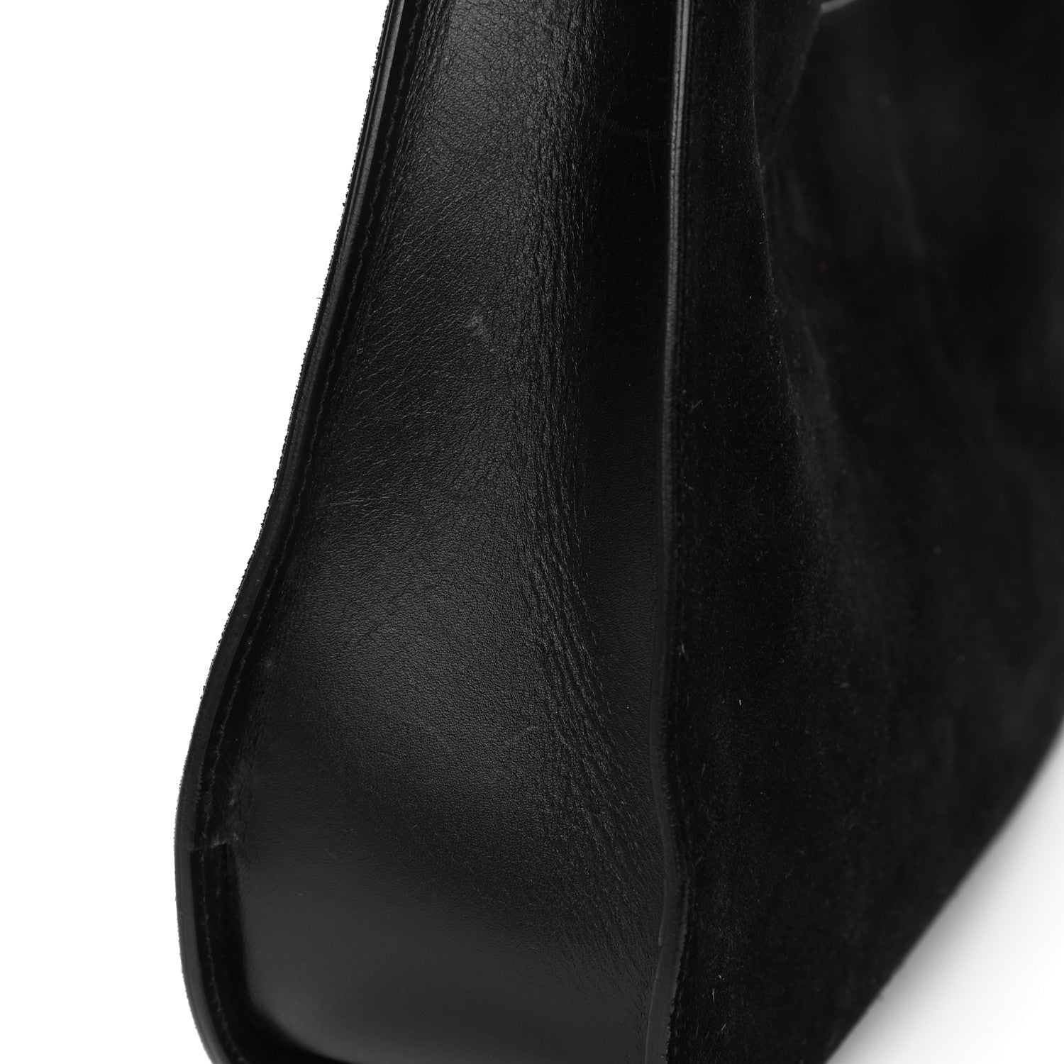 Gucci Suede Logo Hobo Bag Black 12 of 13