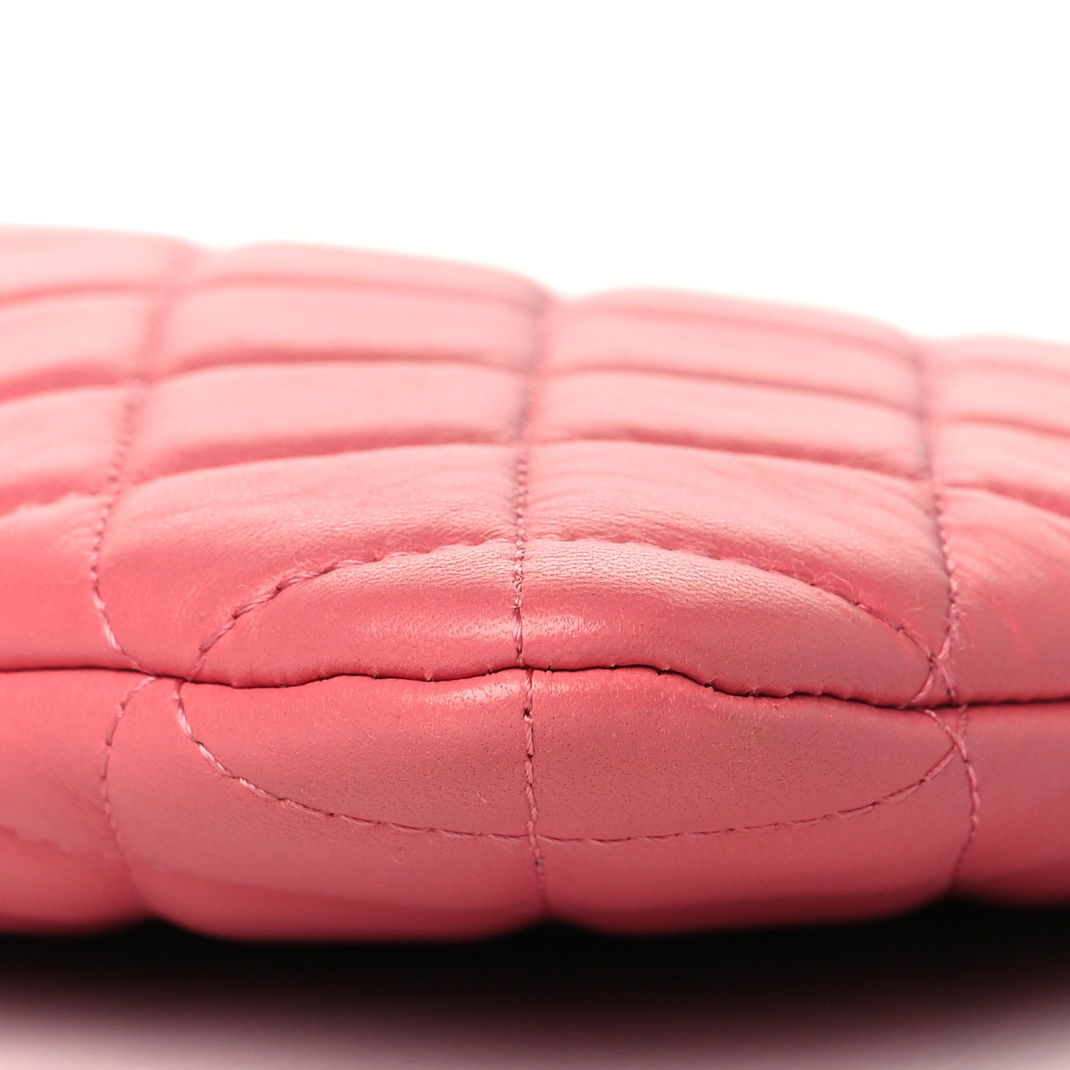 Chanel Lambskin Quilted Medium Cosmetic Case Pink 10 of 10