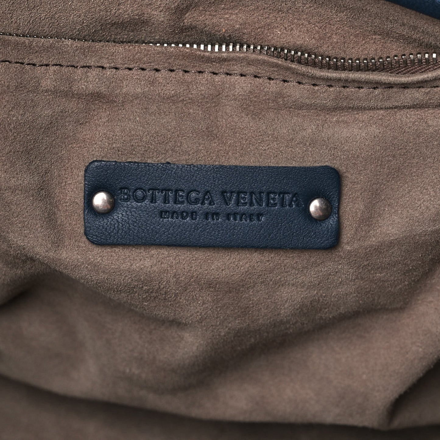 Nappa Intrecciato Bella Tote Navy