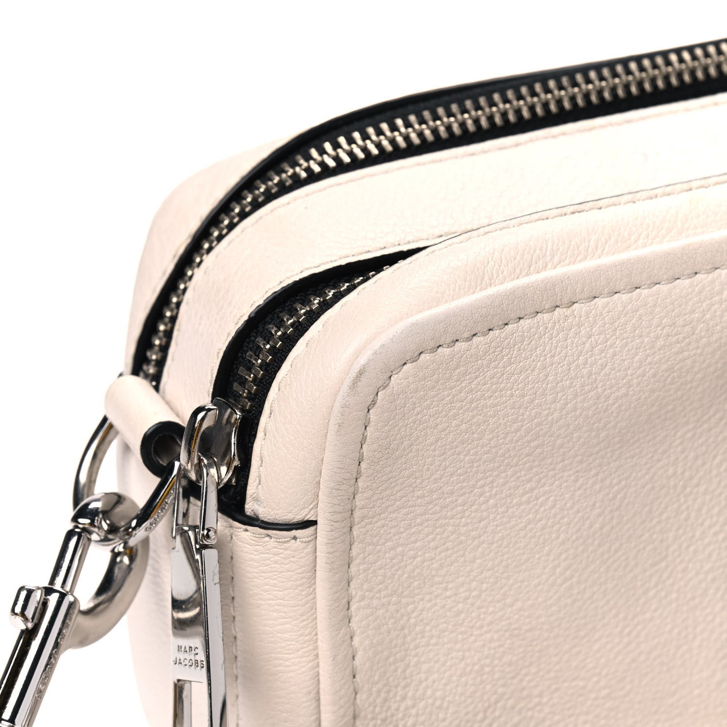 Supple Natural Grain Calfskin The Softshot 21 Bag Cream