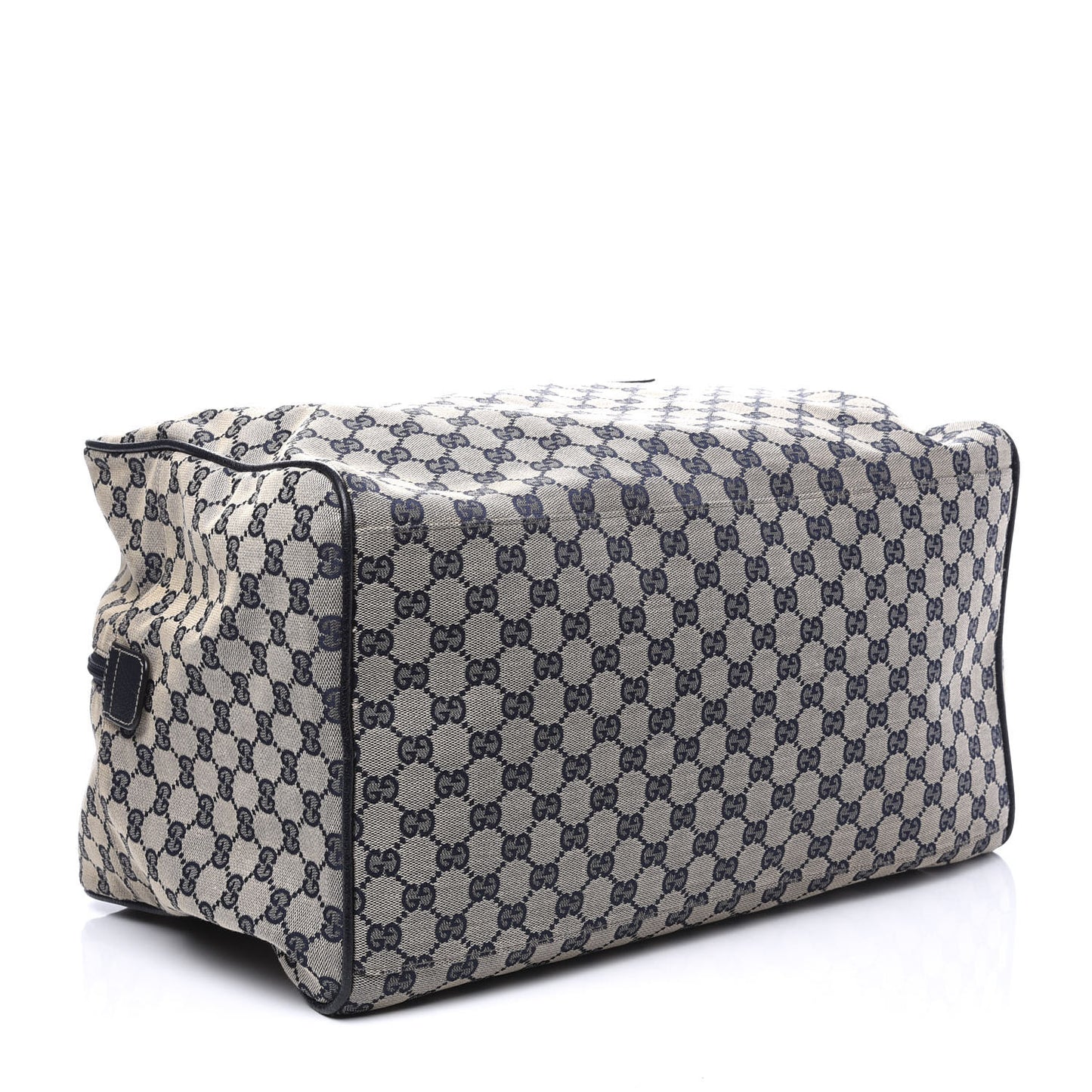 GG Monogram Web Medium Collapsable Carry On Duffle Navy