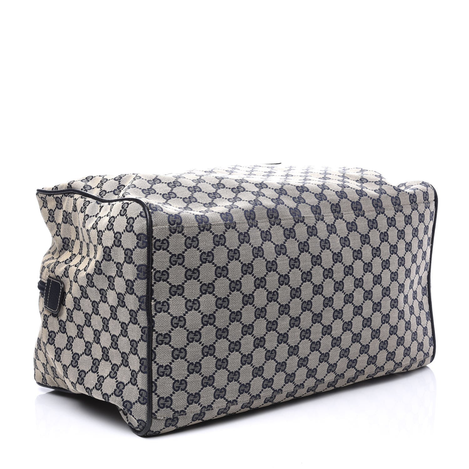 Gucci GG Monogram Web Medium Collapsable Carry On Duffle Navy 3 of 12