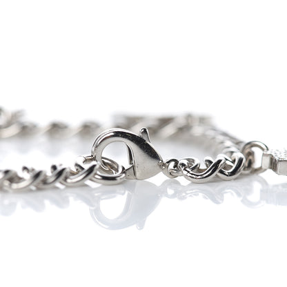 Chanel Crystal Wynn Exclusive Lucky Charm Bracelet Silver 4 of 5