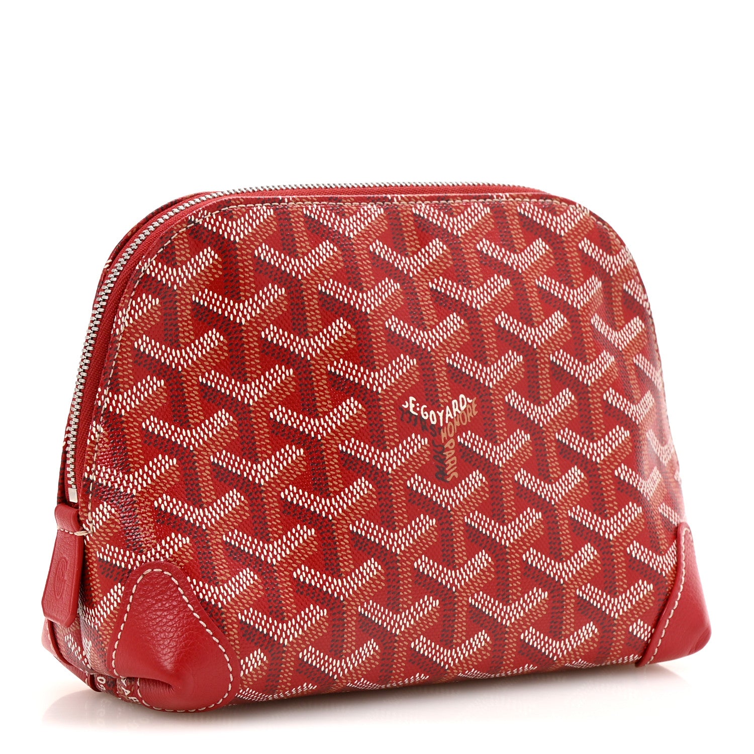 Goyard Goyardine Vendome Toiletry Pouch Red 3 of 9