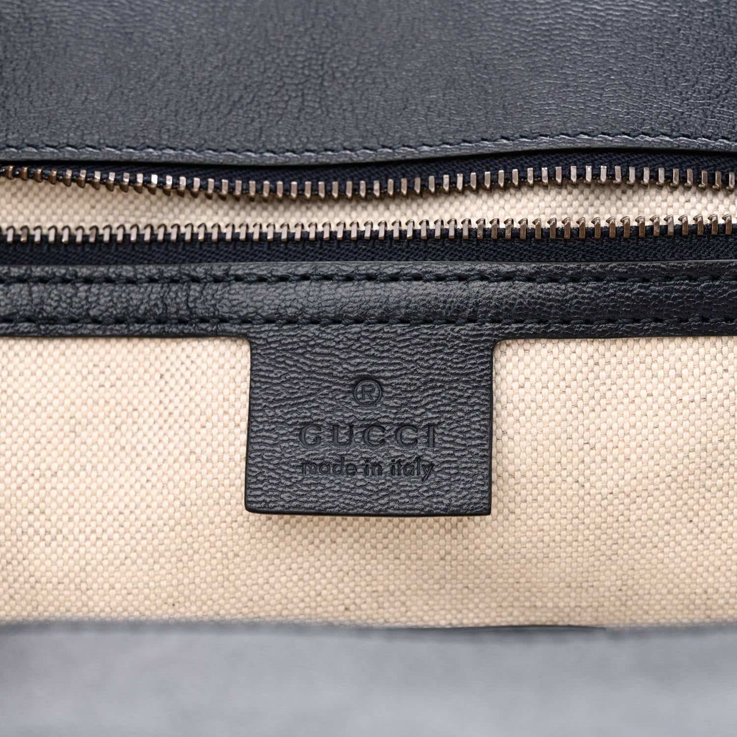 Gucci Straw Lux New Sakai Calfskin Lux Medium Dahlia Bamboo Handle Tote Bag Dark Natural Blue 6 of 14