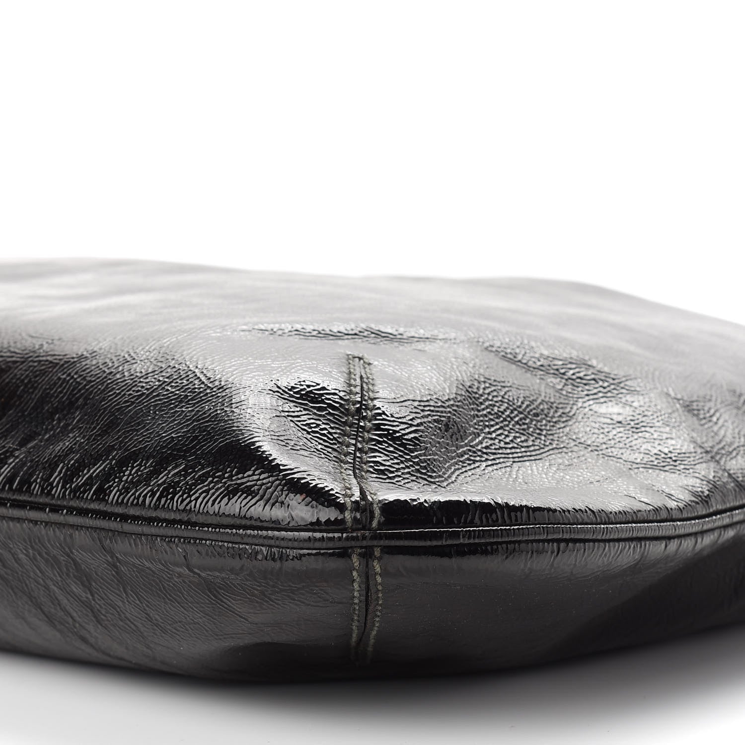 Saint Laurent Patent Tribute Tote Black 9 of 9