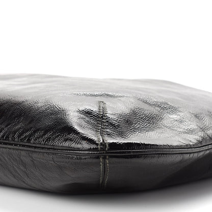 Saint Laurent Patent Tribute Tote Black 9 of 9