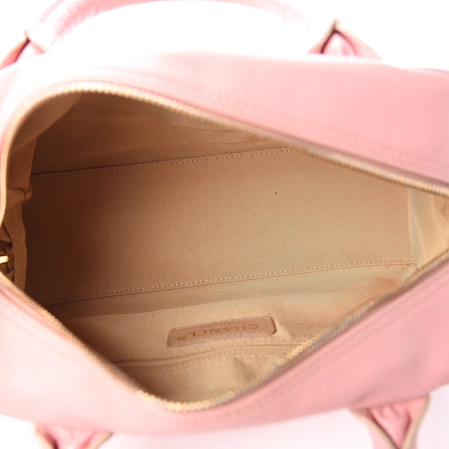 Caviar Quilted Small Bowler Pink