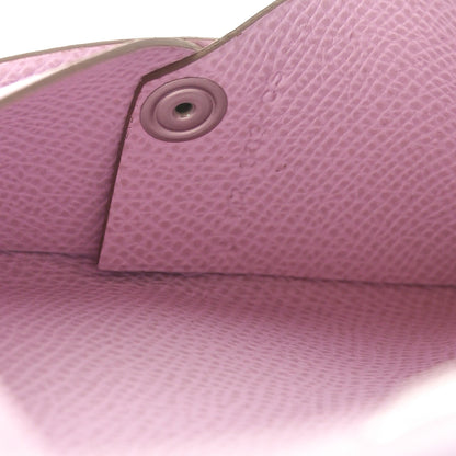 Hermes Epsom Calvi Duo Card Case Mauve Pale 5 of 9