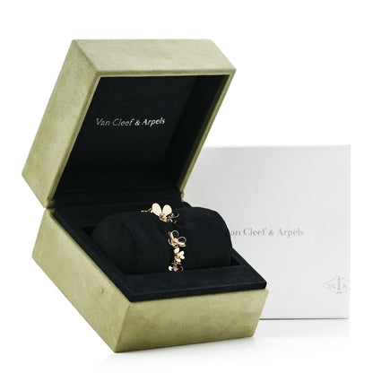 Van Cleef & Arpels 18K Yellow Gold Diamond Small Frivole 7 Flowers Bracelet M 5 of 5