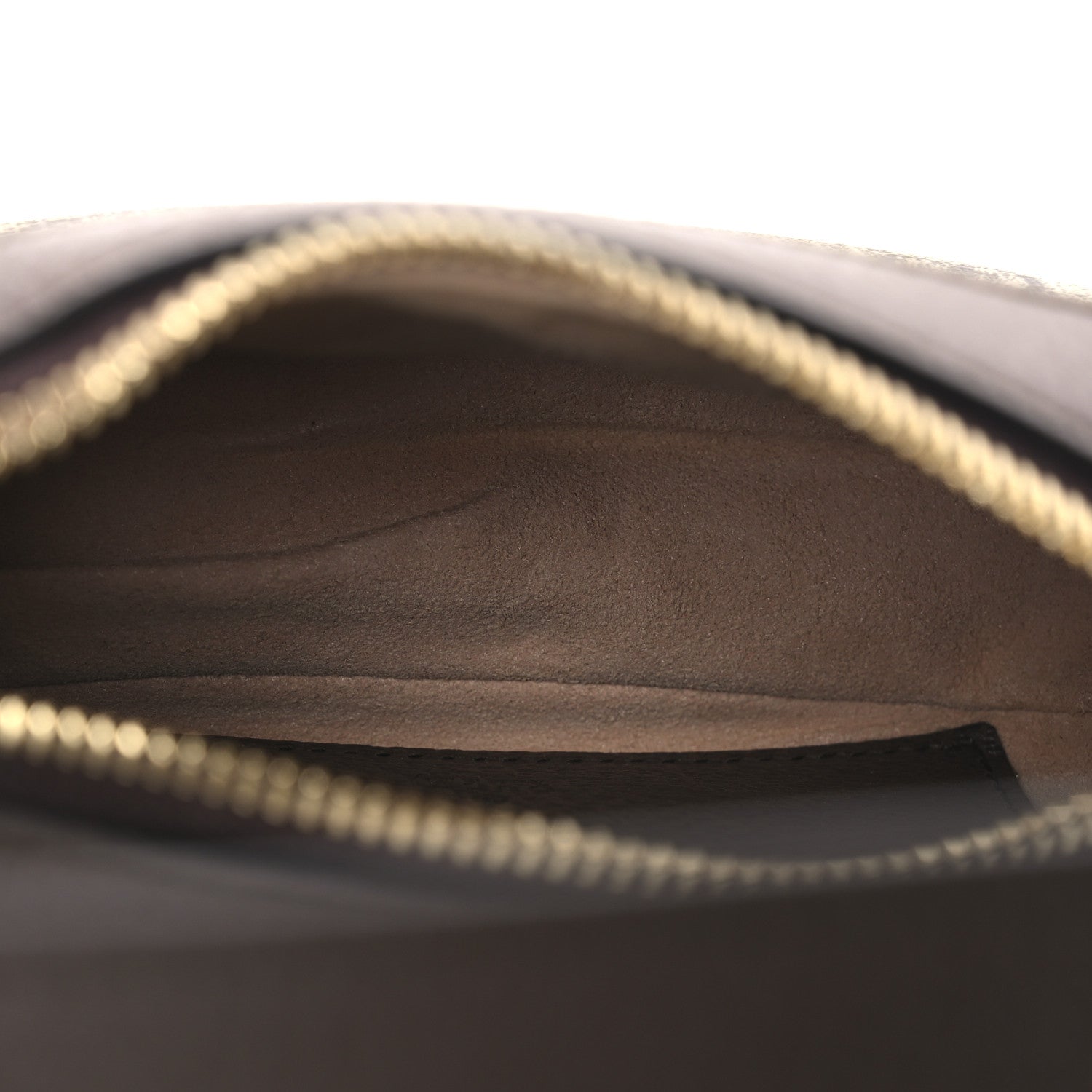 Gucci GG Supreme Monogram Textured Calfskin Web Mini Ophidia Half Moon Hobo Beige Ebony New Acero 5 of 10