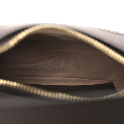 Gucci GG Supreme Monogram Textured Calfskin Web Mini Ophidia Half Moon Hobo Beige Ebony New Acero 5 of 10