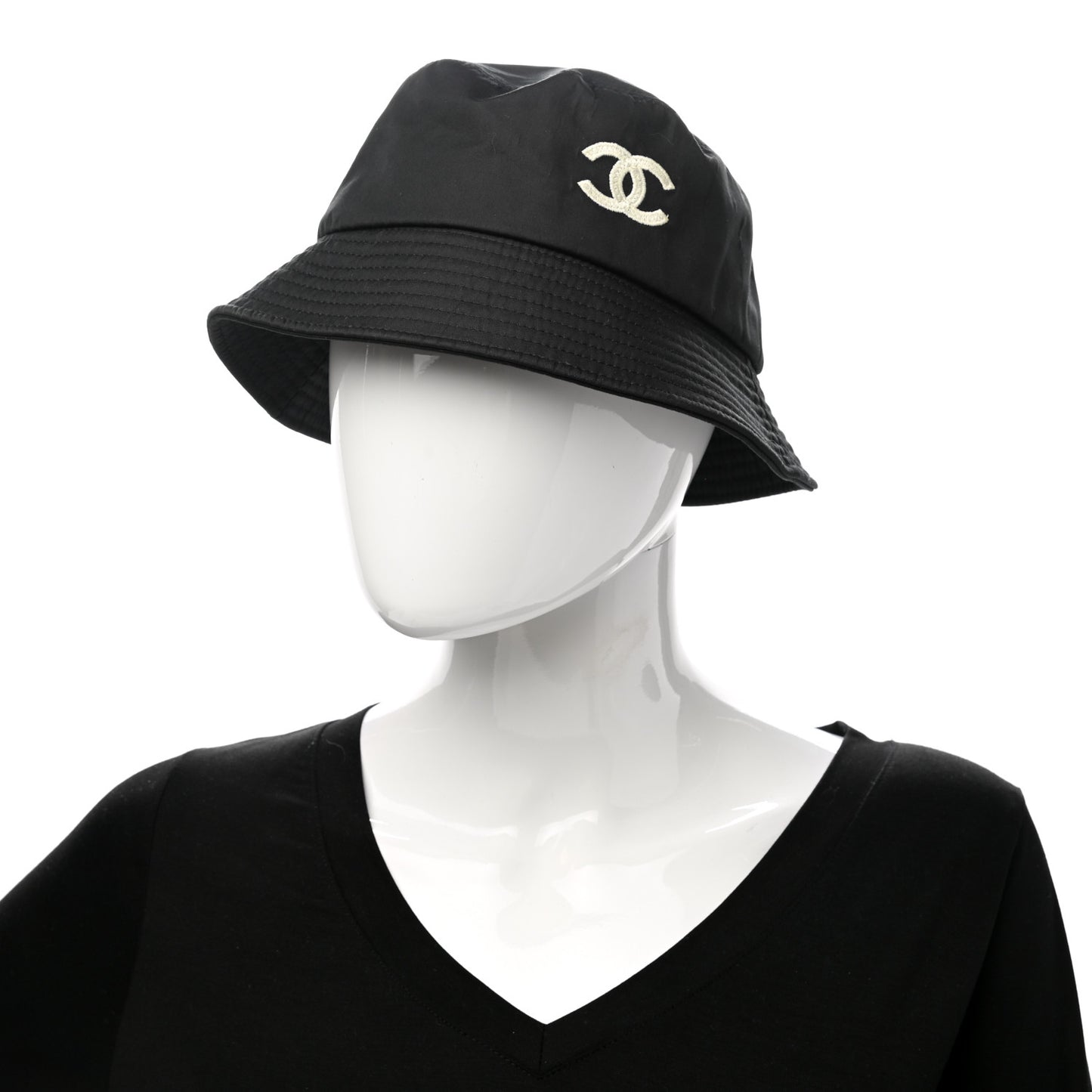 Cotton CC Bucket Hat S Black