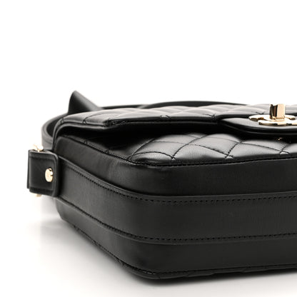 Chanel Calfskin Quilted Bolero De Chanel Flap Bag Black 9 of 10