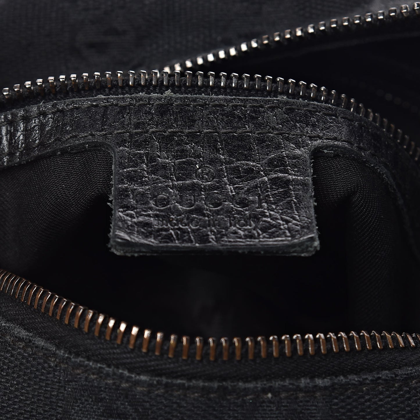 Monogram Medium Horsebit Chain Hobo Black