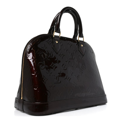 Louis Vuitton Vernis Alma PM Amarante 3 of 9