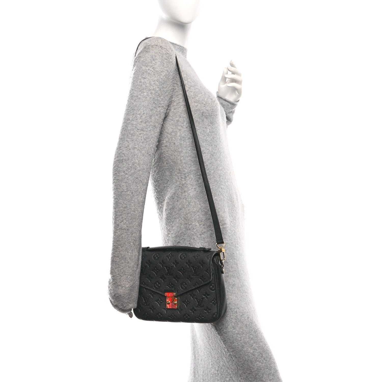 Louis Vuitton Empreinte Pochette Metis Black 2 of 10