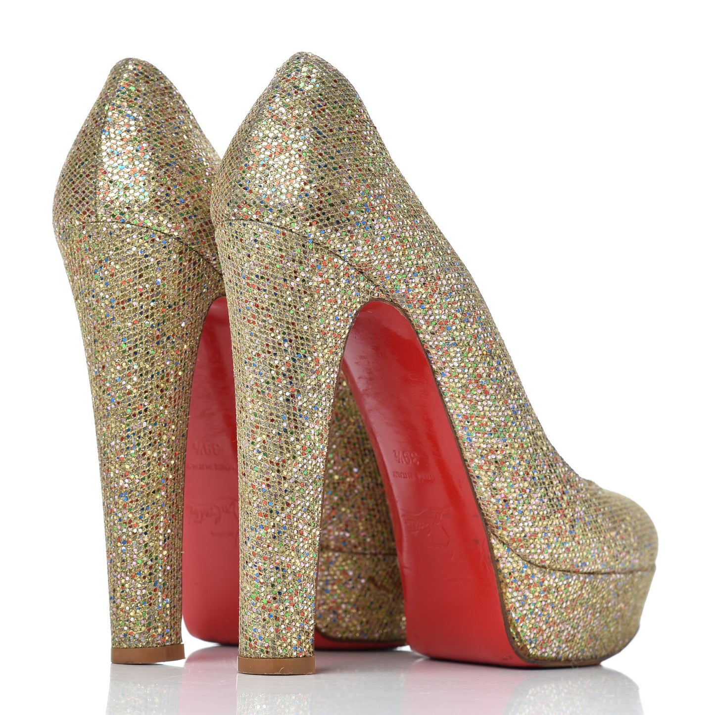 Glitter Bibi 140 Pumps 39.5 Gold