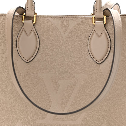 Louis Vuitton Empreinte Monogram Giant Onthego MM Tourterelle 8 of 11