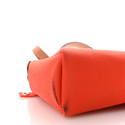 Hermes Vache Hunter Toile Herbag Zip 31 PM Capucine Fauve 9 of 10