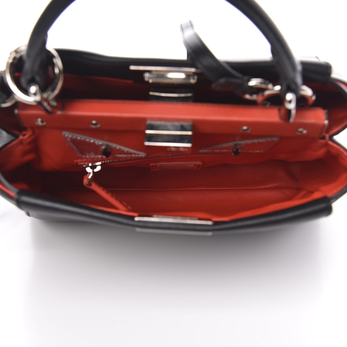 Nappa Karung Monster Eyes Mini Peekaboo Iconic Satchel Black Papavero