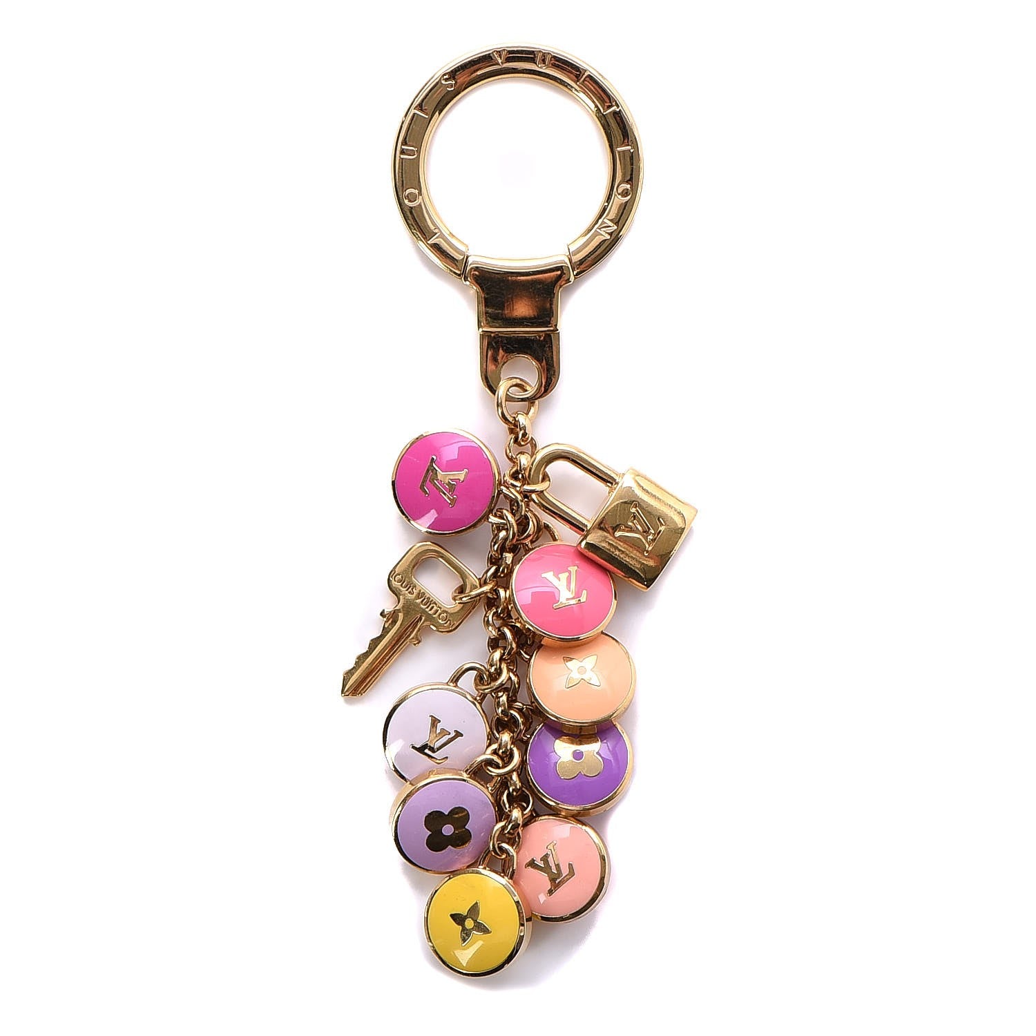 Louis Vuitton Monogram Multicolor Pastilles Key Ring Holder 1 of 3