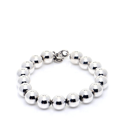 Tiffany Sterling Silver 10mm HardWear Ball Bracelet 1 of 8