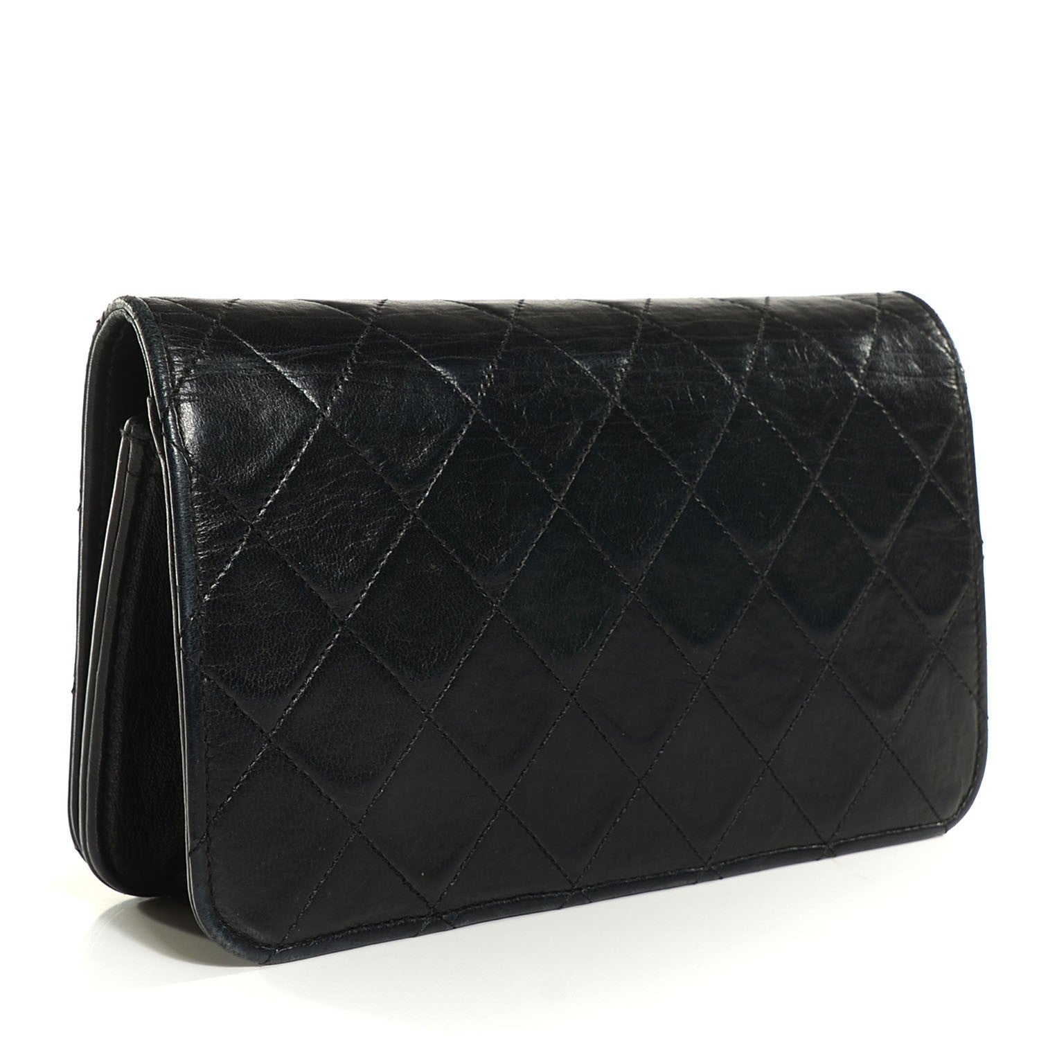 Chanel Lambskin Quilted Small Evening Flap Black 3 of 8
