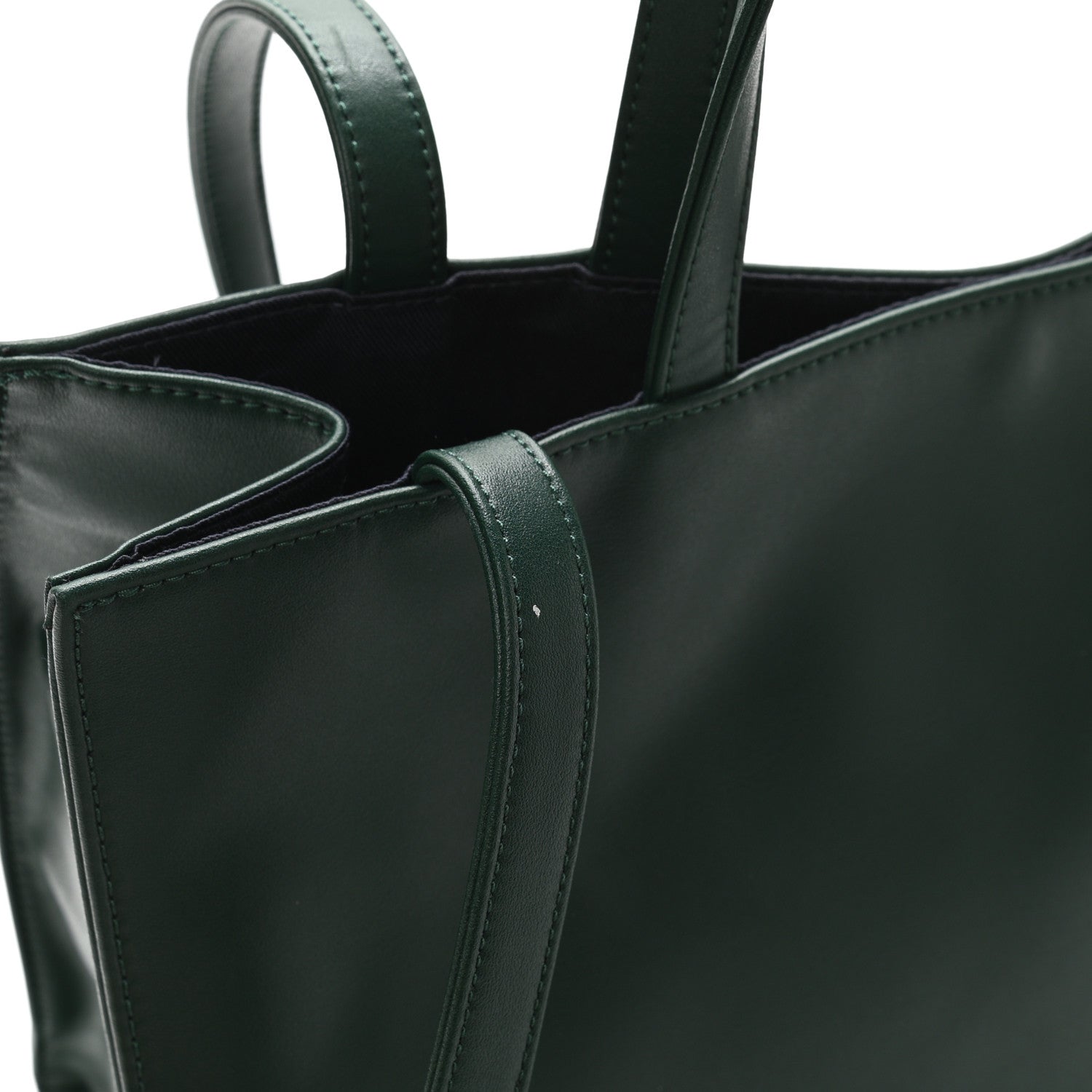 Telfar Vegan Leather Medium Shopping Bag Dark Olive 11 of 11
