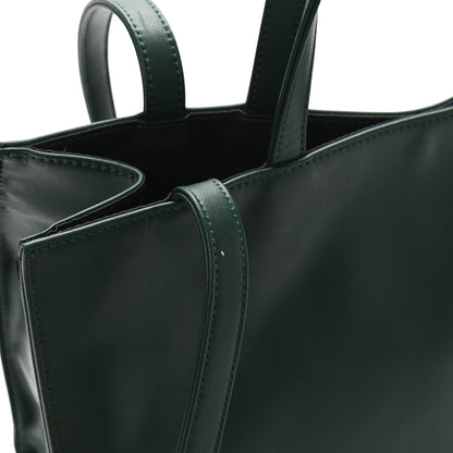 Telfar Vegan Leather Medium Shopping Bag Dark Olive 11 of 11