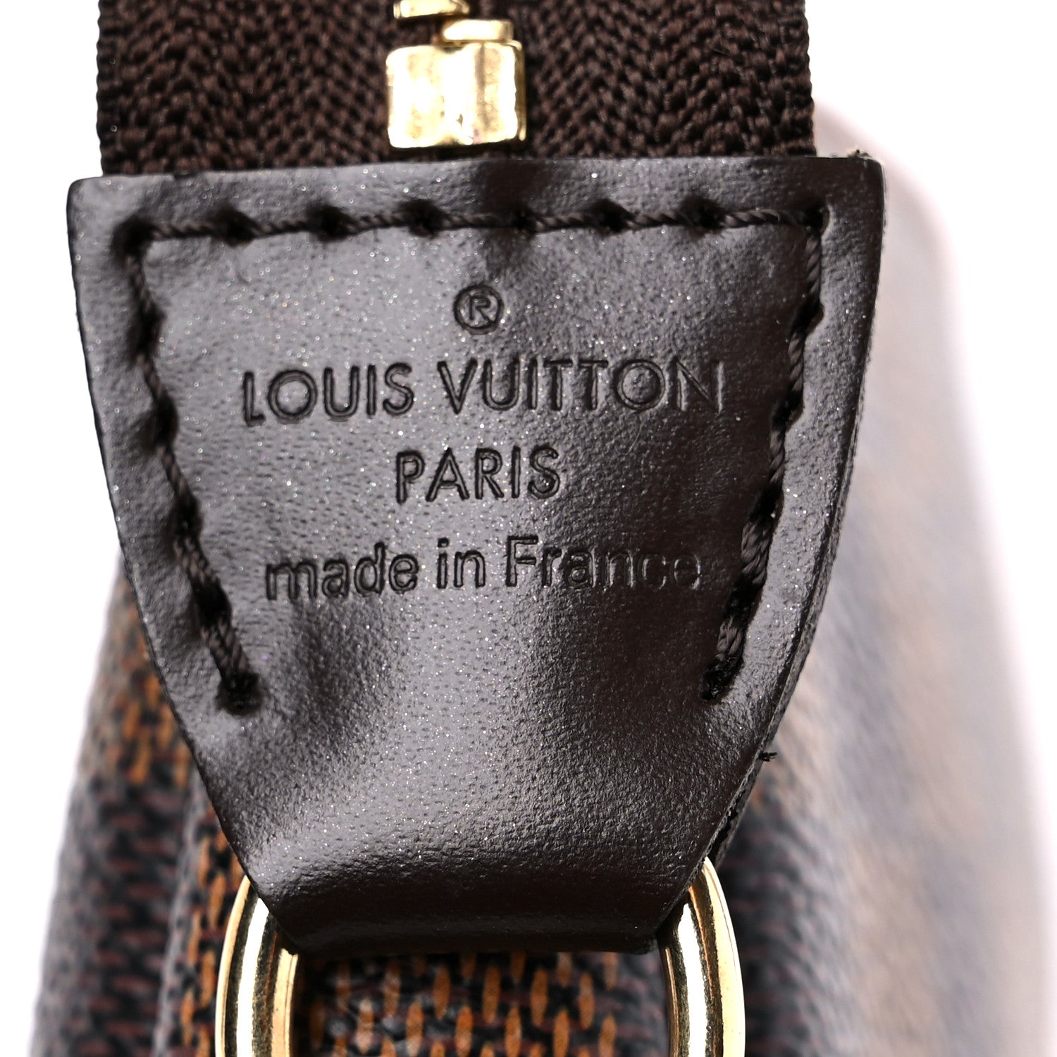 Louis Vuitton Damier Ebene Complice Trunks and Bags Mini Pochette Accessories Red 6 of 9
