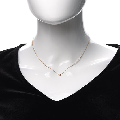 Cartier 18K Pink Gold Diamond SM D'Amour Pendant Necklace 2 of 7