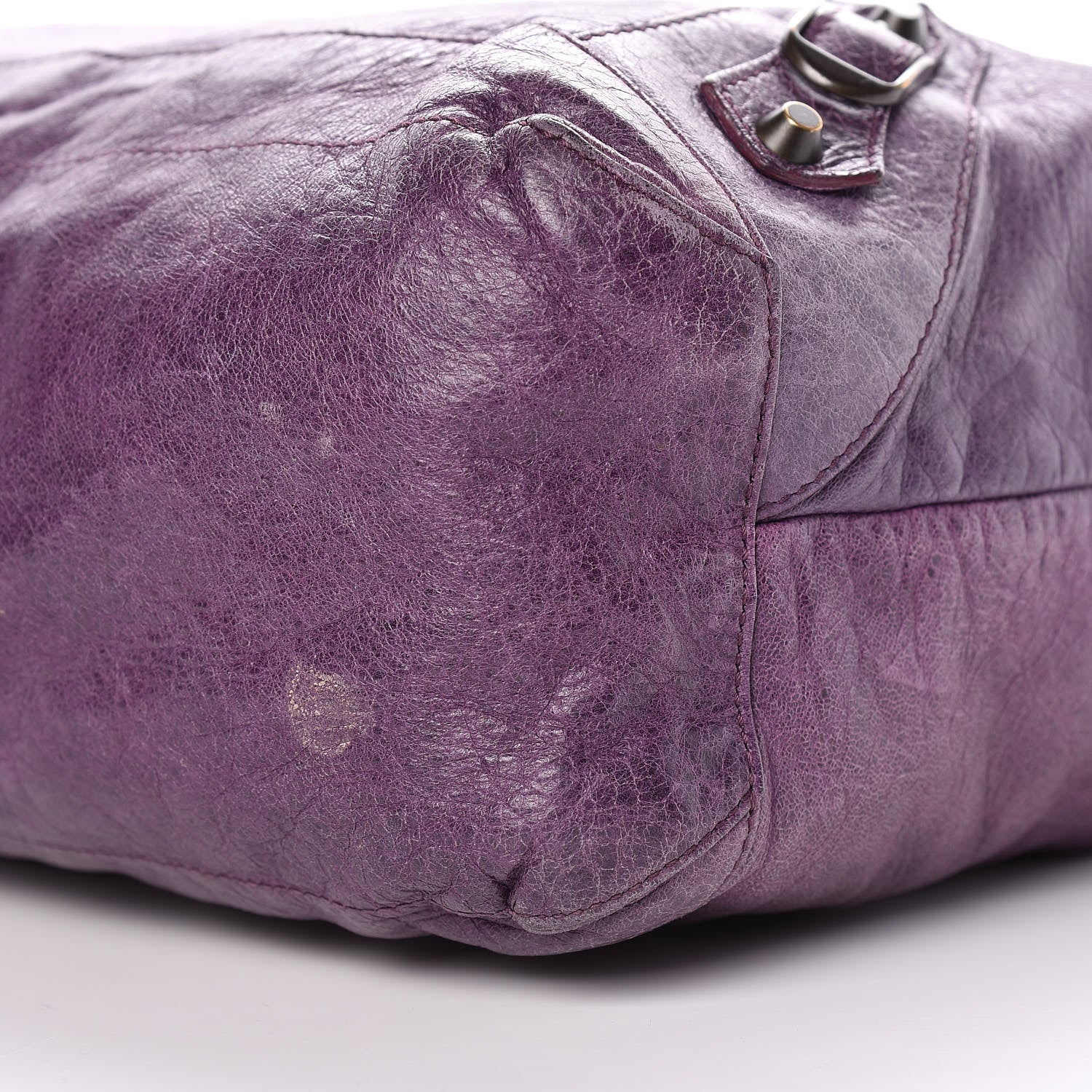 Balenciaga Agneau Classic Hardware Day Hobo Raisin 12 of 25