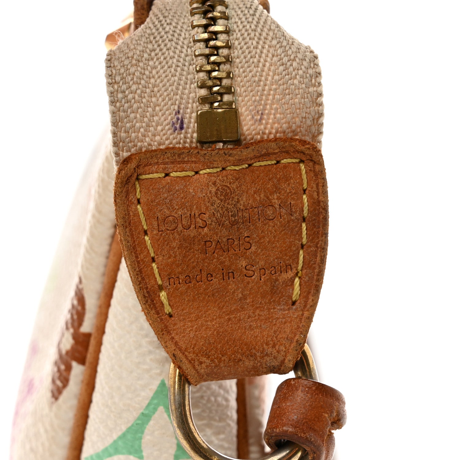 Louis Vuitton Monogram Multicolor Pochette Accessories White 7 of 10