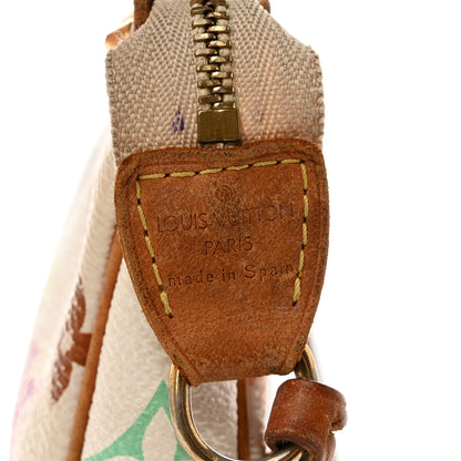 Louis Vuitton Monogram Multicolor Pochette Accessories White 7 of 10