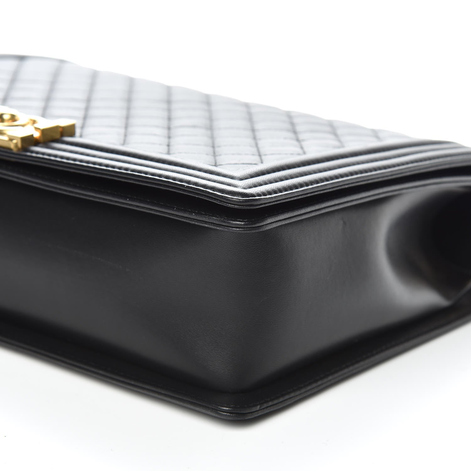 Chanel Lambskin Quilted Large Boy Flap Black 6 of 10